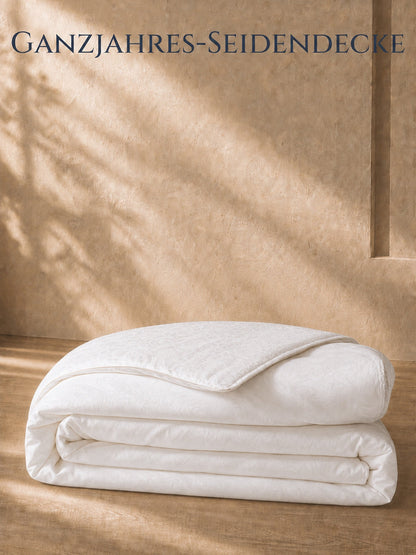 Couette toutes saisons en soie double cocoon Qualité premium
