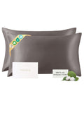 Lot de 2 taies d’oreiller soie 22 Momme