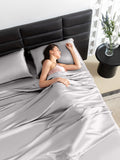 Drap-plat en soie 22 Momme