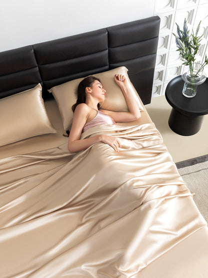 Drap-plat en soie 22 Momme