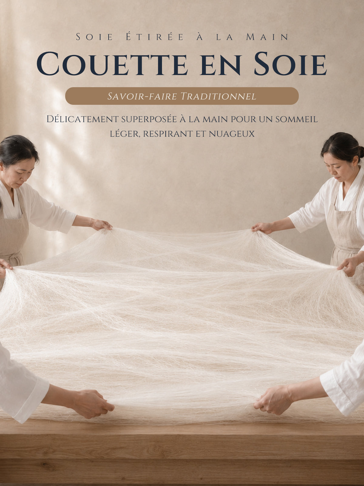 Couette toutes saisons en soie de mûrier Qualité standard