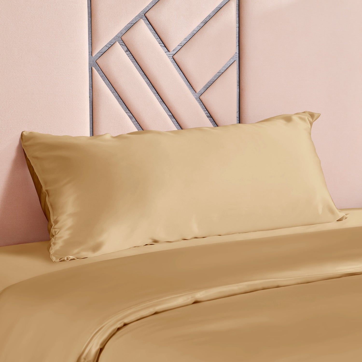 19 Momme Feuilles De Soie Haut De Gamme Ensemble De Draps Housse En Soie Avec Taies D&