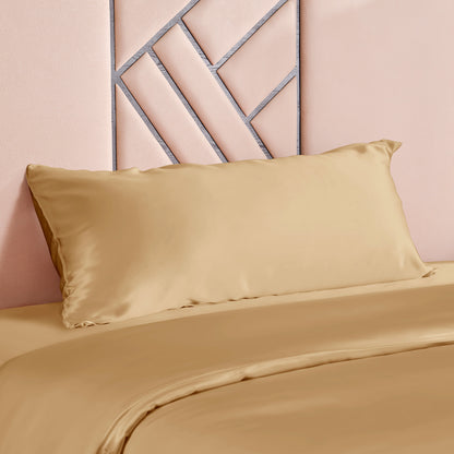 19 Momme Feuilles De Soie Haut De Gamme Ensemble De Draps Housse En Soie Avec Taies D&